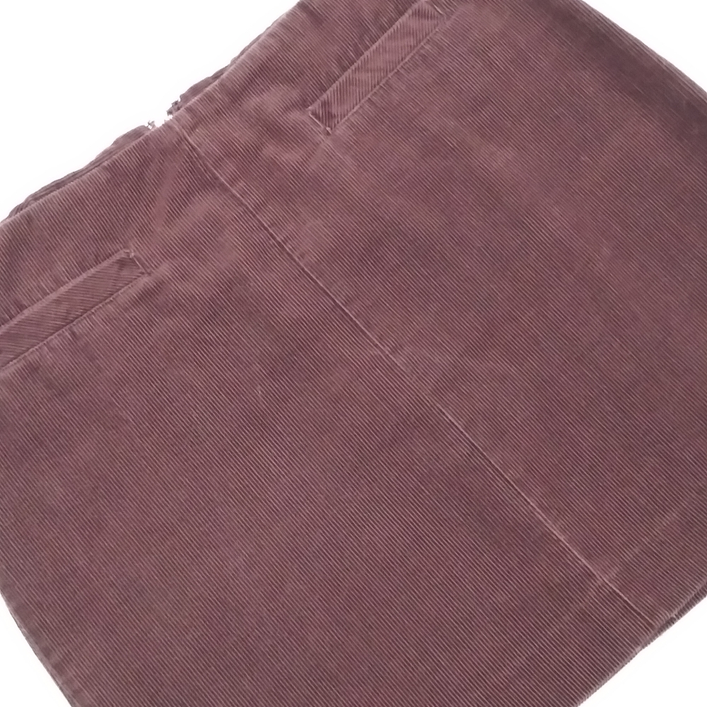 Old Navy Brown Corduroy Mini Skirt Size 4 - Picture 3 of 7
